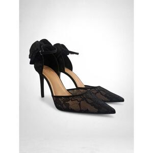 I.N.C. International Concepts Women's Sanira Black Lace Bow Pumps, NWOB! Size 12